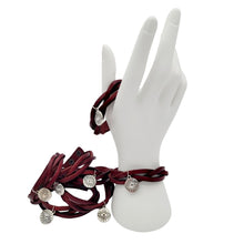 Load image into Gallery viewer, EVIL EYE BRAIDED LEATHER CUFF