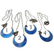 Cargar imagen en el visor de la galería, $15 BLUE CRESCENT MOONS