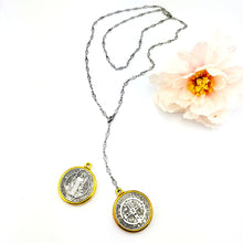 Load image into Gallery viewer, ST. BENEDICT MEDALLION LARIAT LONG / 23MM