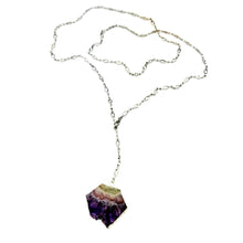 Load image into Gallery viewer, AMETHYST LARIAT NECKLACE