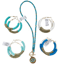Load image into Gallery viewer, SANTORINI EVIL EYE NECKLACES