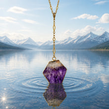 Load image into Gallery viewer, AMETHYST LARIAT NECKLACE