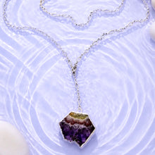 Load image into Gallery viewer, AMETHYST LARIAT NECKLACE