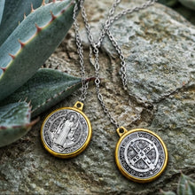 Load image into Gallery viewer, ST. BENEDICT MEDALLION LARIAT LONG / 23MM