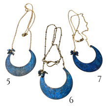 Cargar imagen en el visor de la galería, $15 BLUE CRESCENT MOONS