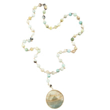 Load image into Gallery viewer, AMAZONITE MEDALLION