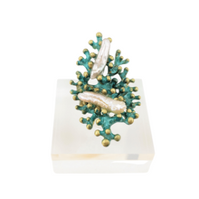 Load image into Gallery viewer, CORAL WITH PEARLS