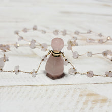 Load image into Gallery viewer, KINDERED SPIRITS ROSE QUARTZ PERFUME BOTTLE