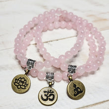 Load image into Gallery viewer, YOGI ROSE QUARTZ BRACELETS