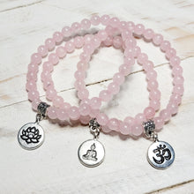Load image into Gallery viewer, YOGI ROSE QUARTZ BRACELETS
