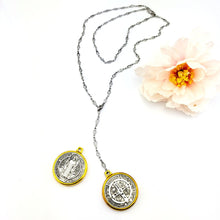 Load image into Gallery viewer, ST. BENEDICT MEDALLION LARIAT LONG / 23MM
