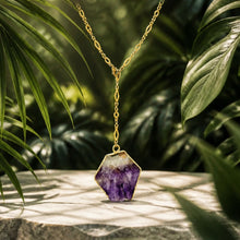 Load image into Gallery viewer, AMETHYST LARIAT NECKLACE
