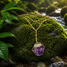 Load image into Gallery viewer, AMETHYST LARIAT NECKLACE
