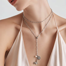 Load image into Gallery viewer, PEACE, LOVE &amp; HAPPINESS DOVE LARIAT
