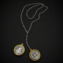 Load image into Gallery viewer, ST. BENEDICT MEDALLION LARIAT LONG / 23MM

