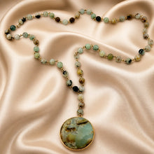 Load image into Gallery viewer, AMAZONITE MEDALLION
