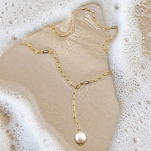 Load image into Gallery viewer, COIN PEARL LARIAT
