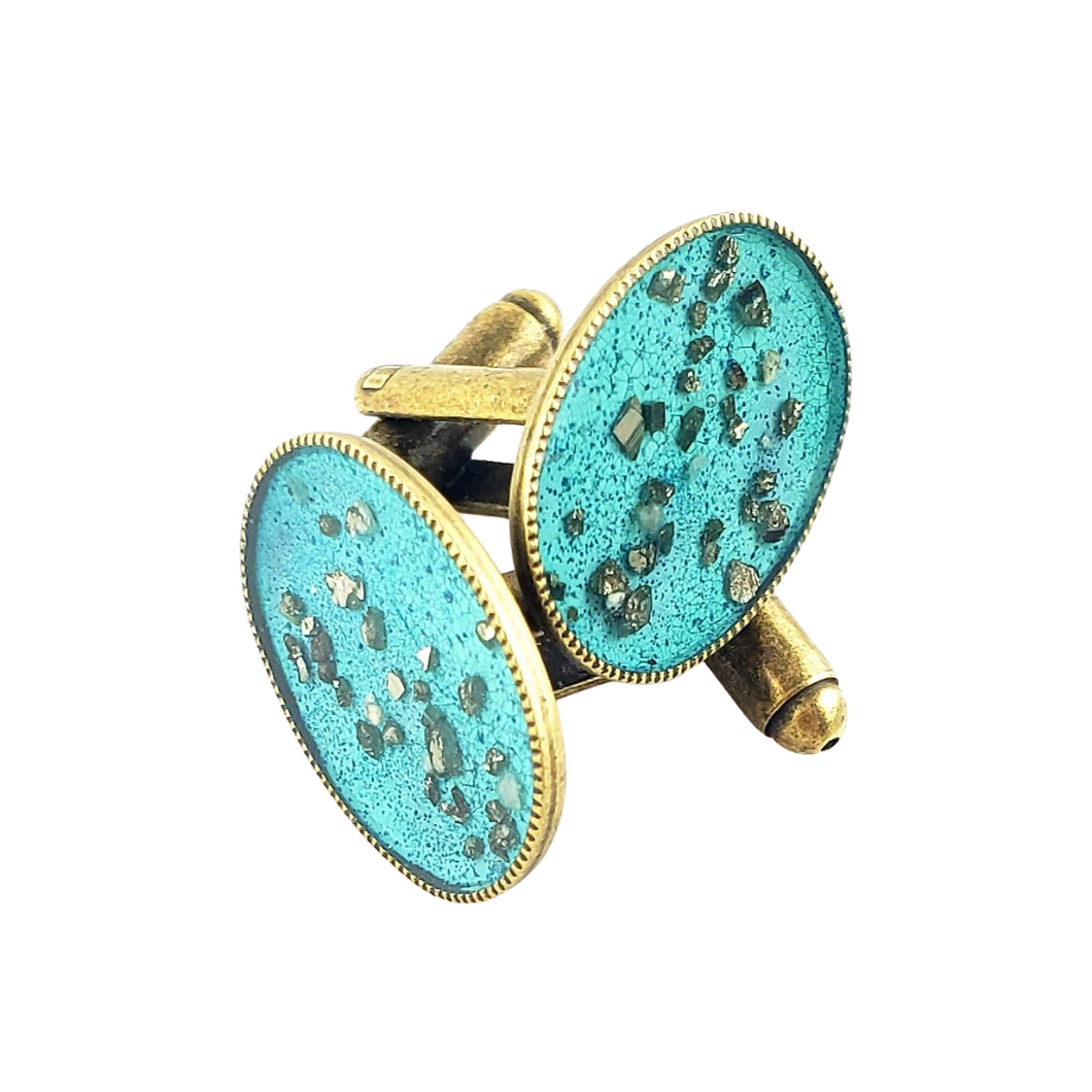 GOLD RUSH CUFFLINKS